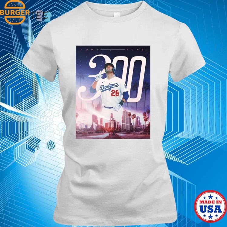 La Dodgers J D Martinez 300 Career Home Runs shirt, hoodie, sweater, long  sleeve and tank top