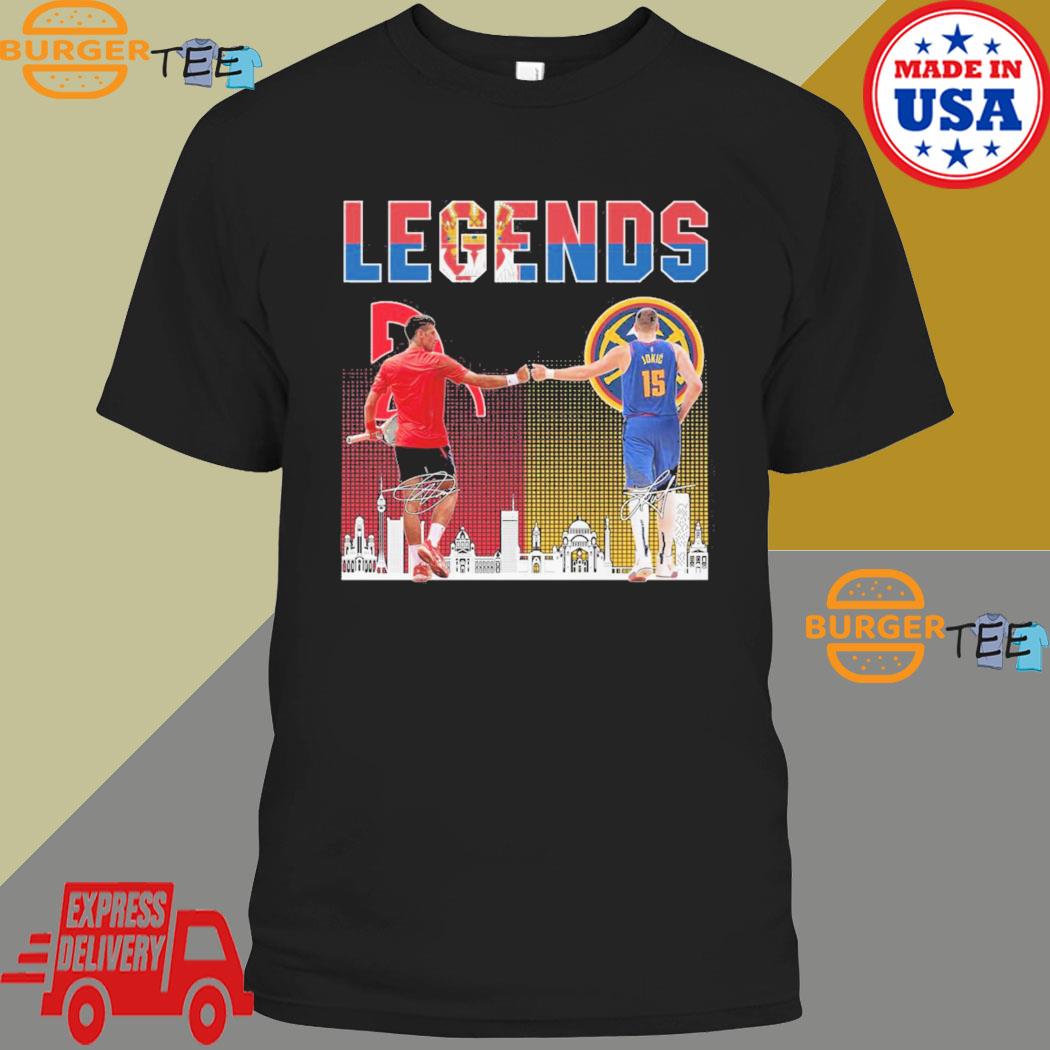 Burgerstee – Legends Novak Djokovic And Nikola Jokic Signatures Shirt ...