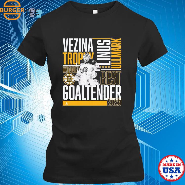 Official linus Ullmark Boston Bruins 2023 Vezina Trophy Winner T-shirt,  hoodie, sweater, long sleeve and tank top