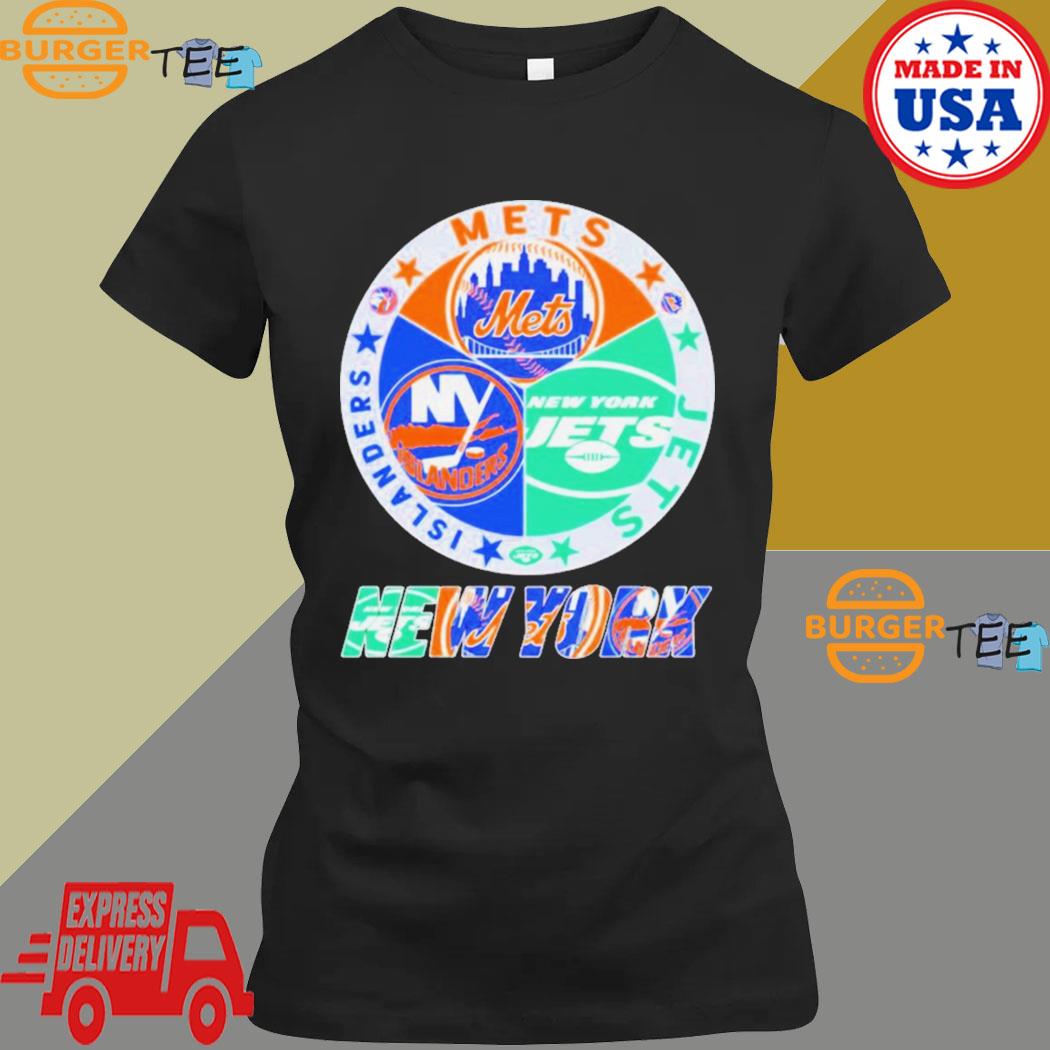 Official New york islanders new york mets new york jets logo T-shirt,  hoodie, tank top, sweater and long sleeve t-shirt