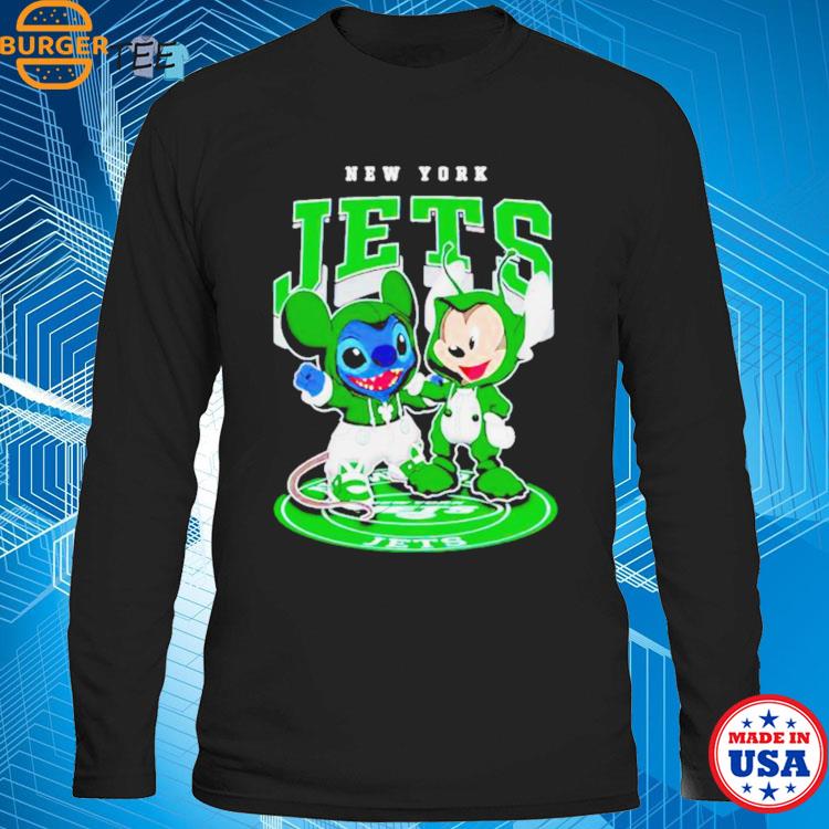 new York Jets baseball stitch and mickey shirt - Limotees