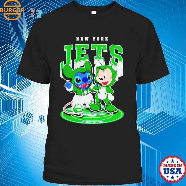 new York Jets baseball stitch and mickey shirt - Limotees