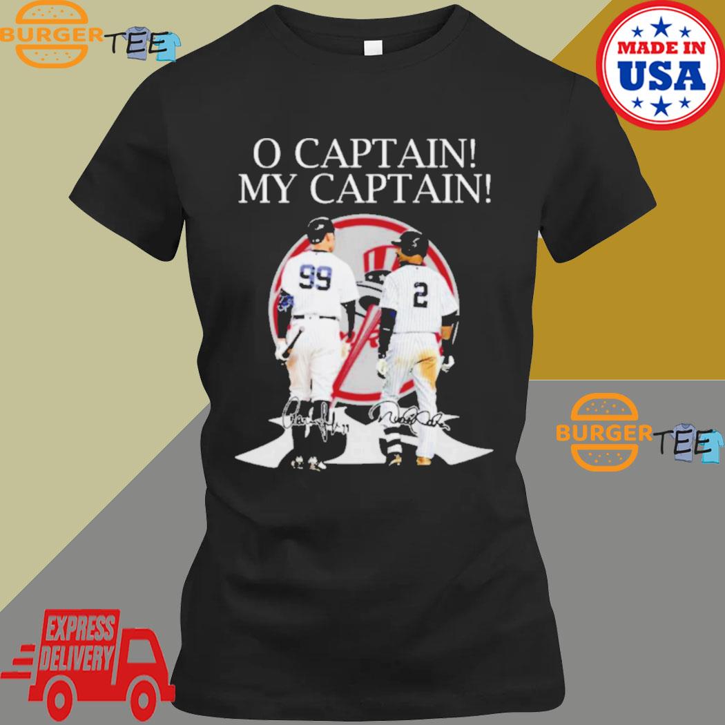 Aaron Judge and Derek Jeter o captain my captain shirt t-shirt by