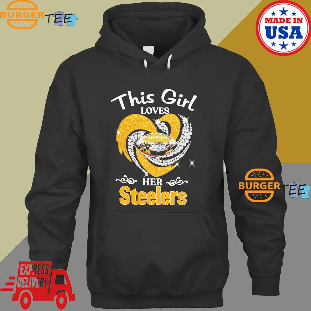 This Girl Loves Her Steelers Shirt, Tshirt, Hoodie, Sweatshirt