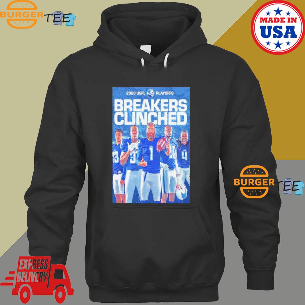 Burgerstee – Orleans Breakers Clinched 2023 USFL Playoffs Shirt ...