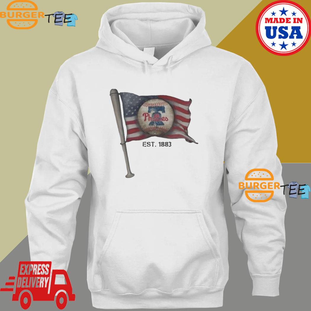 Philadelphia Phillies EST. 1883 USA Flag Vintage Shirt, hoodie, sweater,  long sleeve and tank top