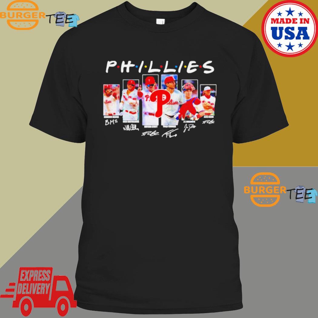 Philadelphia Phillies Friends Players Signatures Shirt - Bring Your Ideas,  Thoughts And Imaginations Into Reality Today