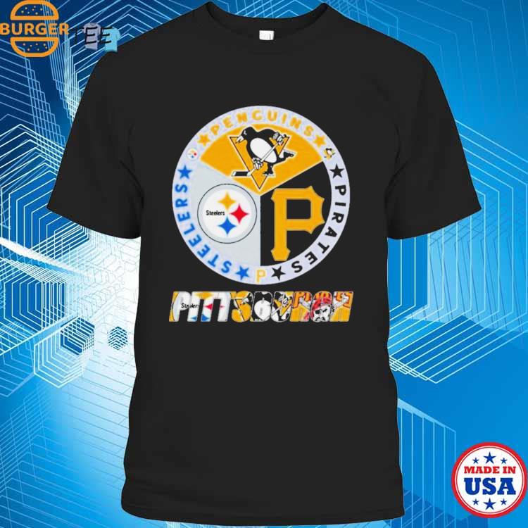 Pittsburgh city of champions steelers penguins pirates shirt, hoodie,  sweater, long sleeve and tank top