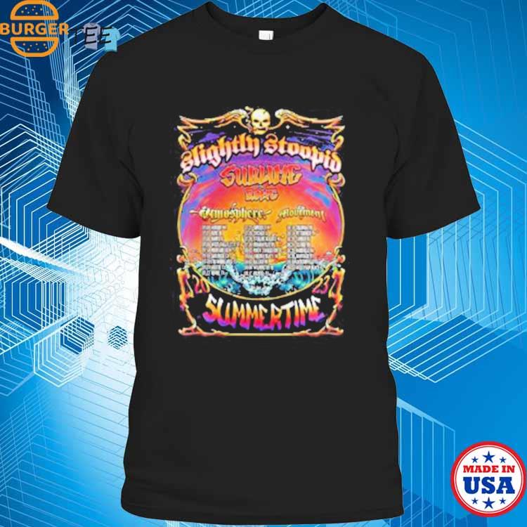 Slightly Stoopid Summer Time 2023 Sublime With Rome Roster T Shirt, hoodie,  sweater and long sleeve