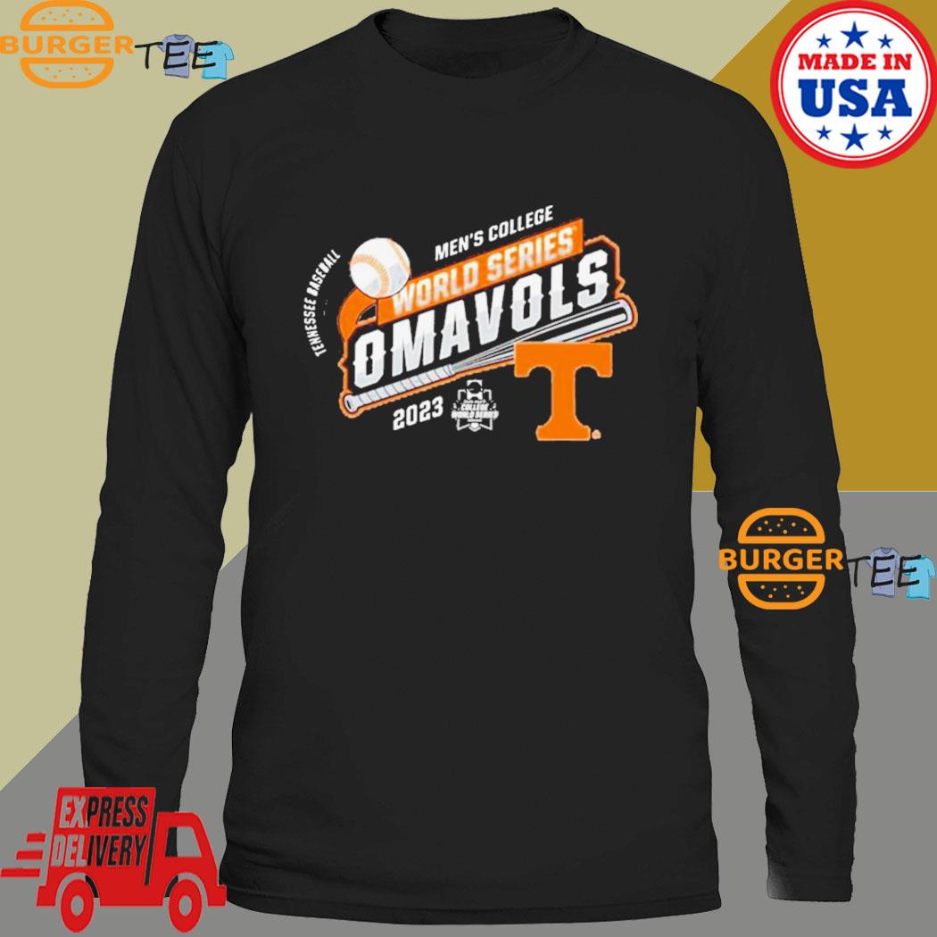 Men's college world series Omavols 2023 tennessee baseball shirt