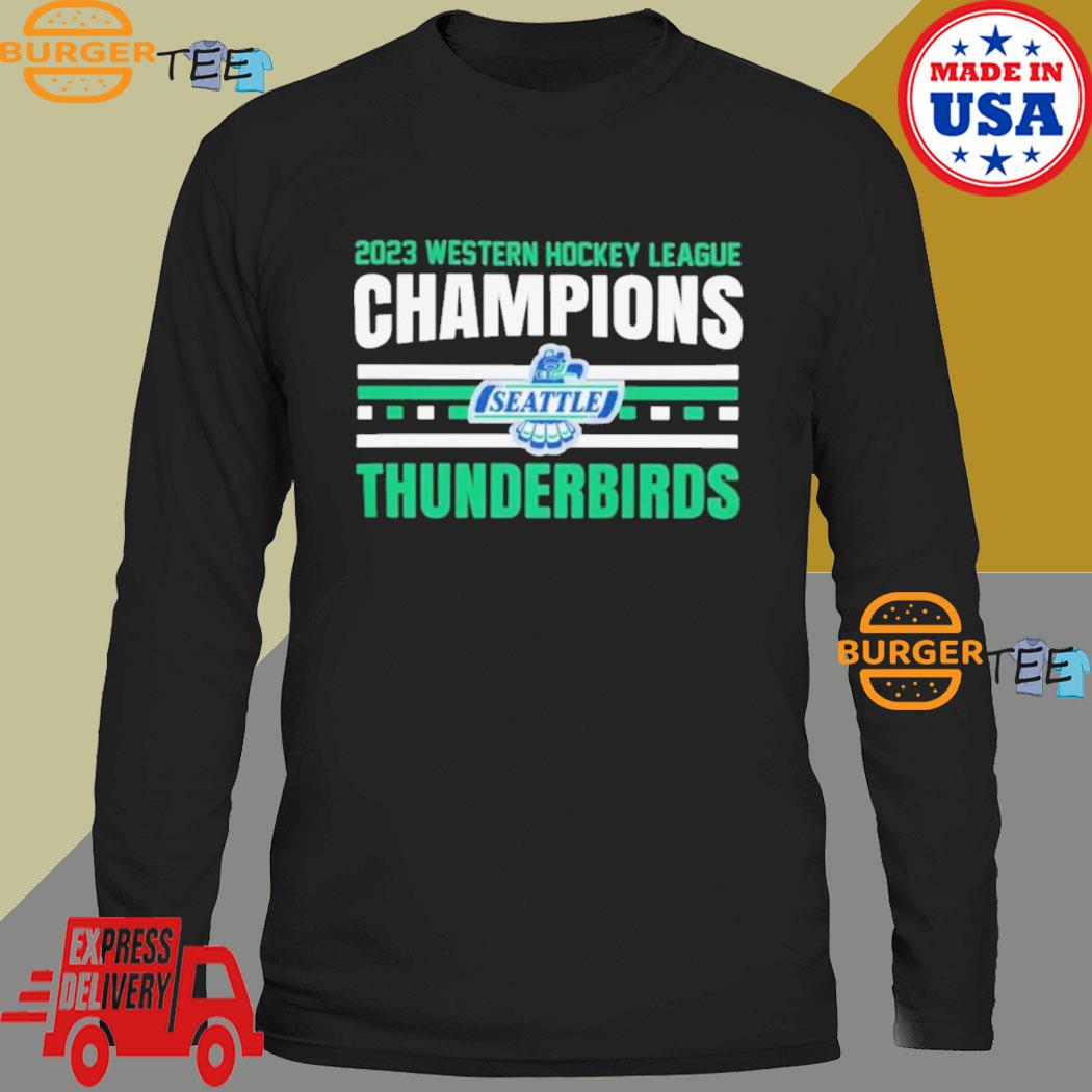 2023 Western Hockey League Champions Seattle Thunderbirds shirt t