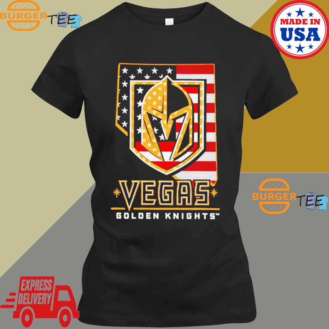 Vegas Golden Knights American Flag 4th Of July Shirt
