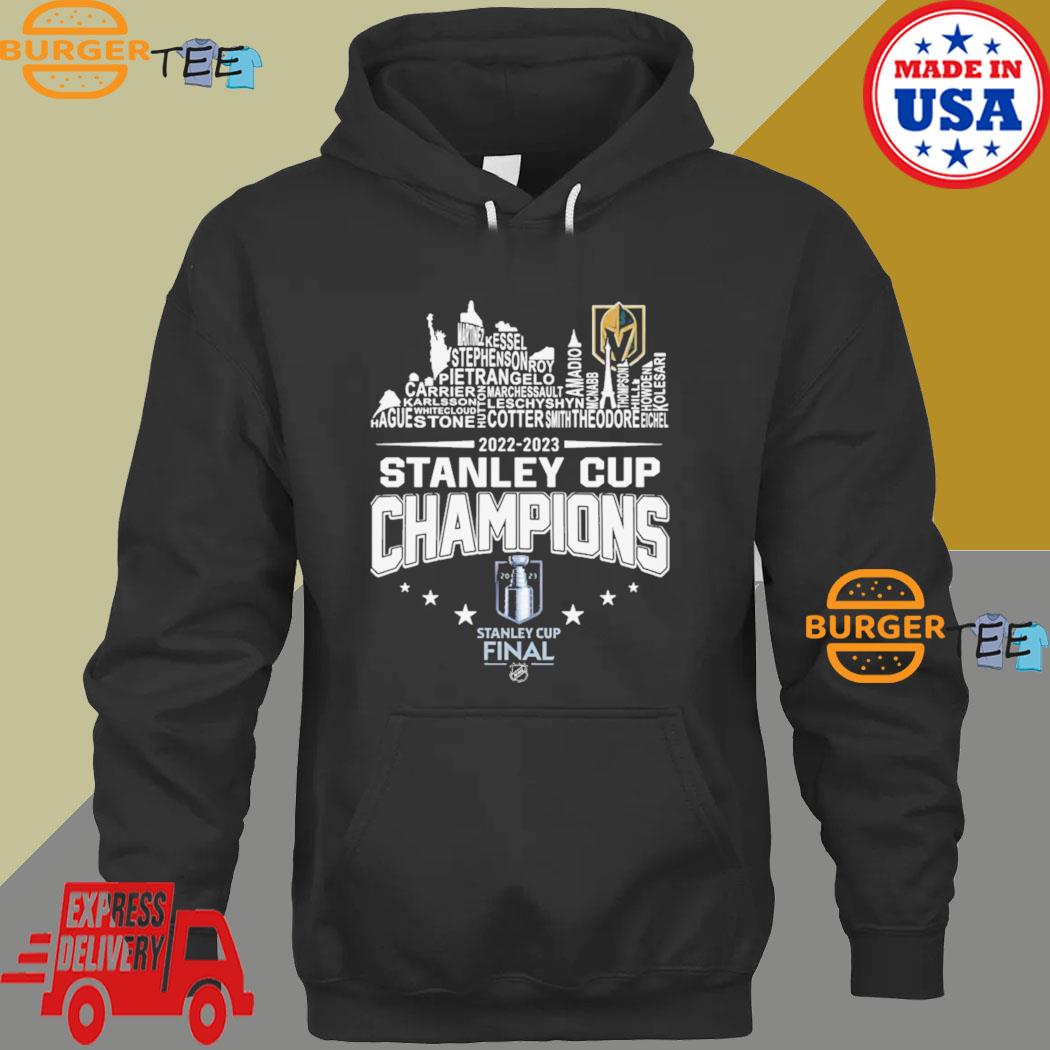 Official Vegas Golden Knights Players Names City Skyline 2023 Stanley Cup  Champions Shirt, hoodie, sweater, long sleeve and tank top