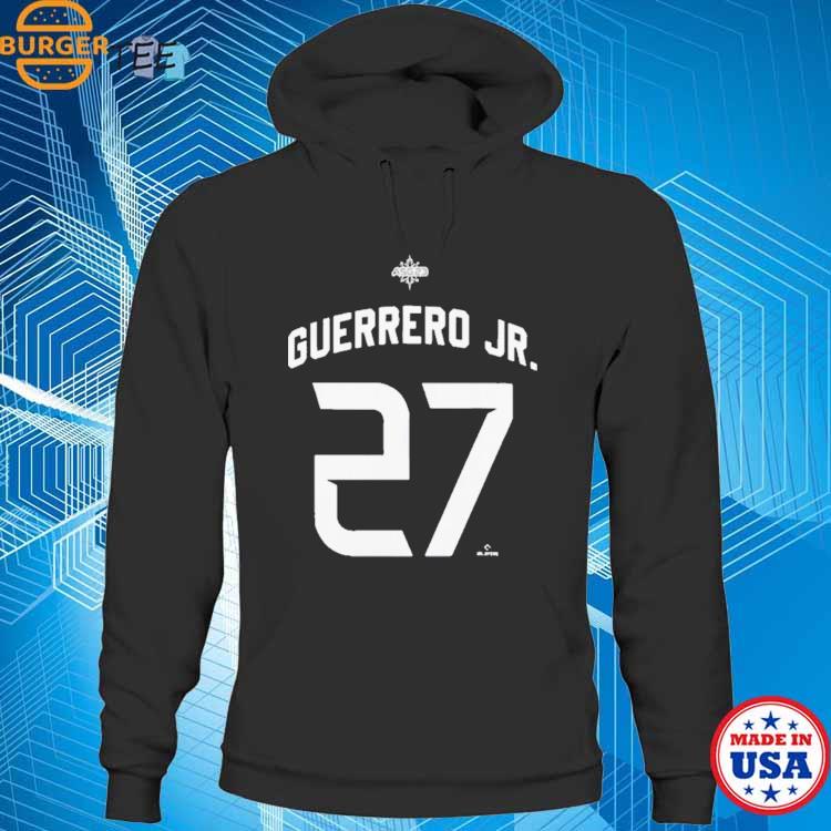 Product #27 Vladimir Guerrero Jr. American League 2023 Mlb All-Star Game  Name & Number Shirt, hoodie, sweater, long sleeve and tank top