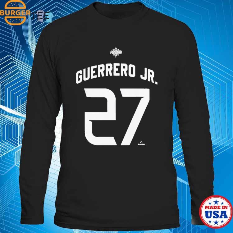 Official Number 27 Vladimir Guerrero Jr. American League 2023 Mlb