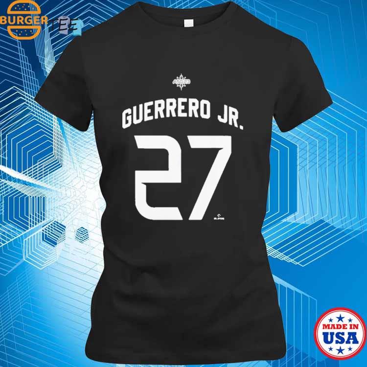 Official Number 27 Vladimir Guerrero Jr. American League 2023 Mlb