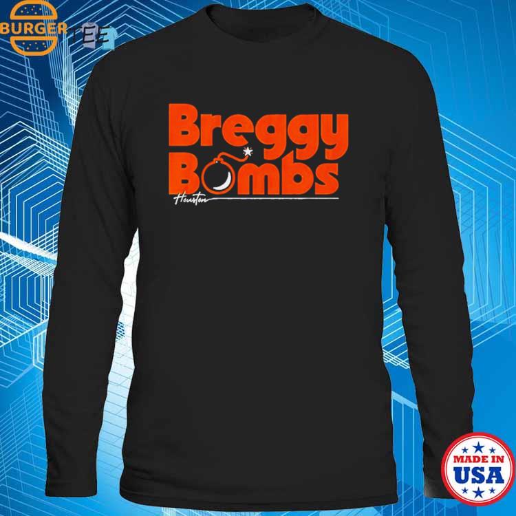 Alex Bregman Breggy Bombs Houston Astros T-shirt,Sweater, Hoodie, And Long  Sleeved, Ladies, Tank Top