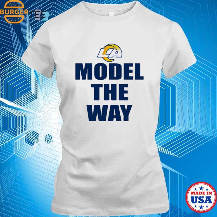 Andrew siciliano model the way los angeles rams shirt, hoodie