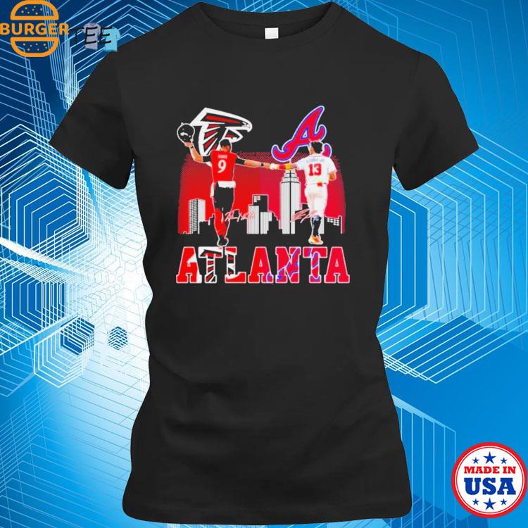 Atlanta Falcons Ridder And Braves Acuna Jr City Champions T Shirt - Growkoc