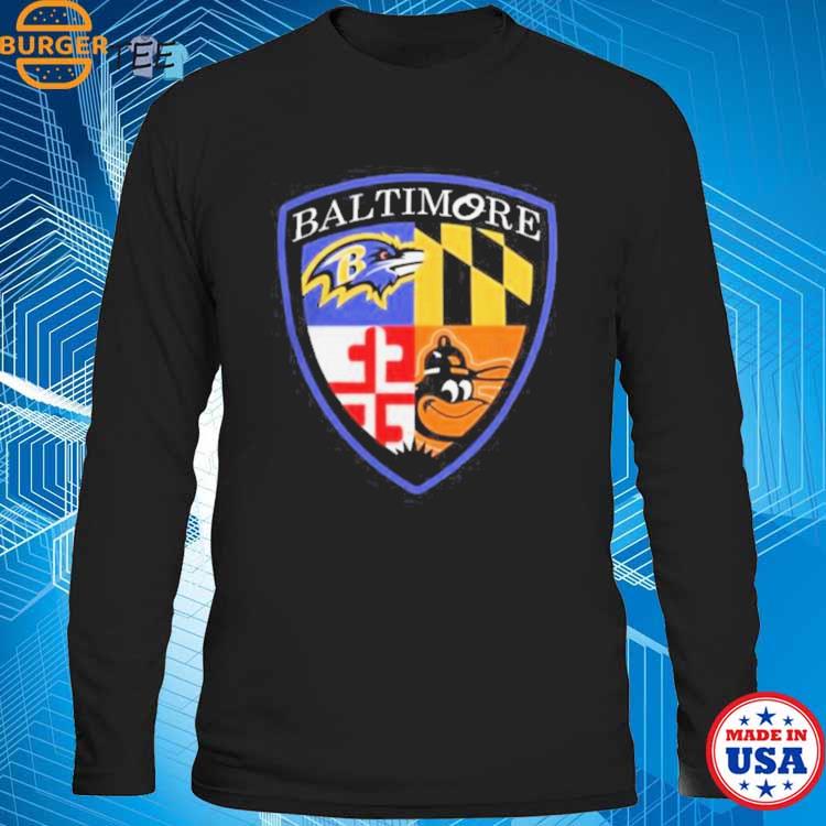 Official Baltimore Orioles Baltimore Ravens Logo 2023 t-shirt, hoodie,  longsleeve, sweater