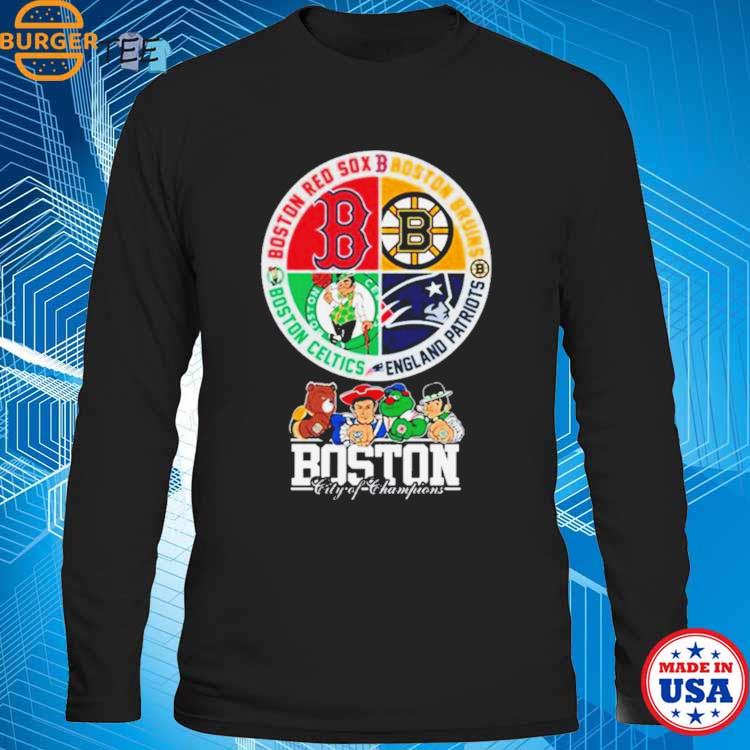 Boston City Of Champions 2023 Red Sox Bruins Patriots And Celtics Shirt in  2023