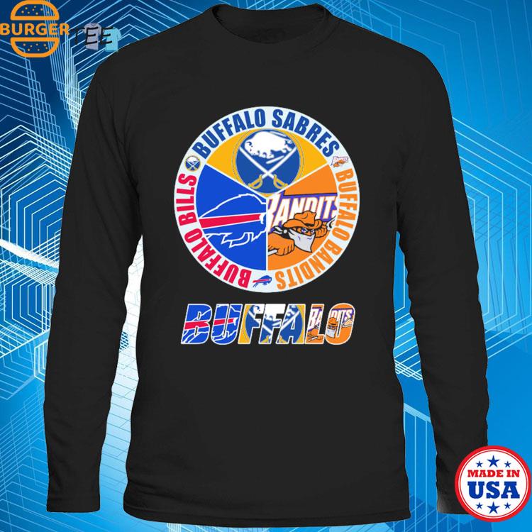 Buffalo Bills Buffalo Sabres Buffalo Bandits logo shirt, hoodie