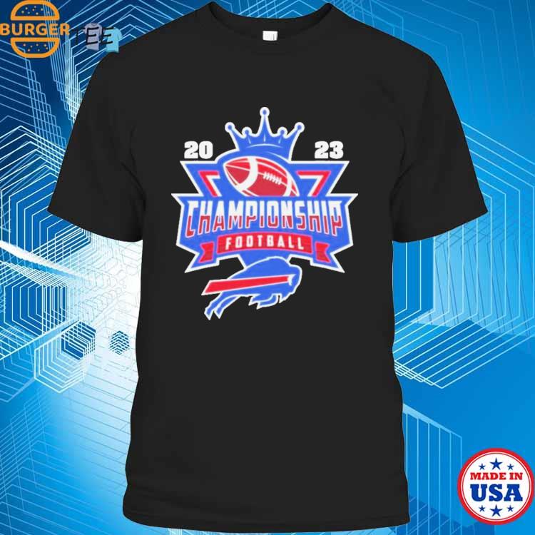 Official Buffalo Bills Football NFL 2023 championship crown logo T-shirt,  hoodie, tank top, sweater and long sleeve t-shirt