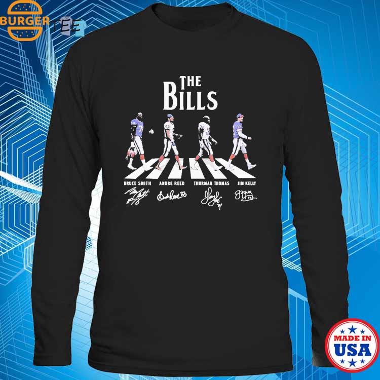 The Buffalo Bills abbey road signatures shirt, hoodie, sweater, long sleeve  and tank top