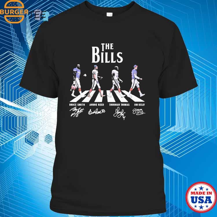 The Buffalo Bills abbey road signatures shirt, hoodie, sweater, long sleeve  and tank top