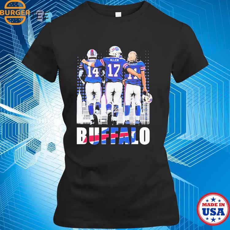 Buffalo Skyline Stefon Diggs Josh Allen And Cole Beasley