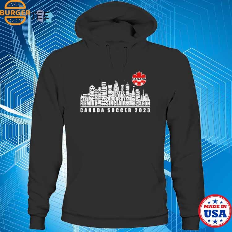 Canada Soccer 2023 skyline city by name players 2023 shirt, hoodie,  sweater, long sleeve and tank top