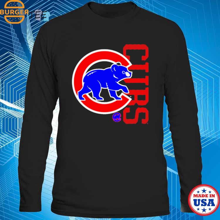 Men's Majestic Royal Chicago Cubs Walk-Off Long Sleeve T-Shirt