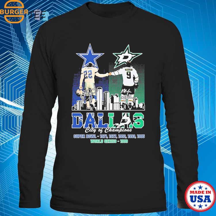 Emmitt Smith And Mike Modano Dallas City Of Champions T Shirt, hoodie,  sweater and long sleeve