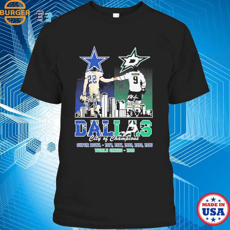 Official Emmitt smith and mike modano Dallas city of champions T-shirt,  hoodie, tank top, sweater and long sleeve t-shirt