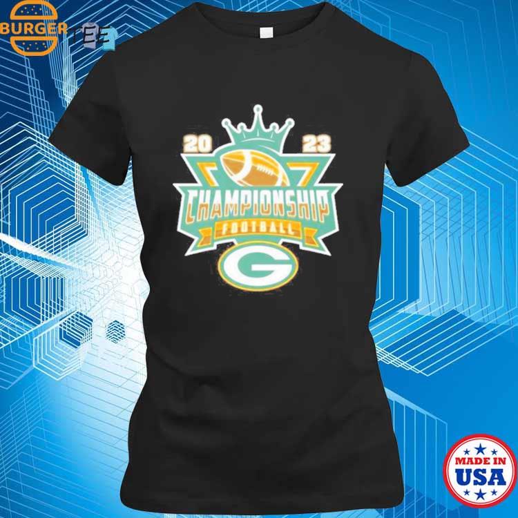 Official Green Bay Packers Football NFL 2023 championship crown