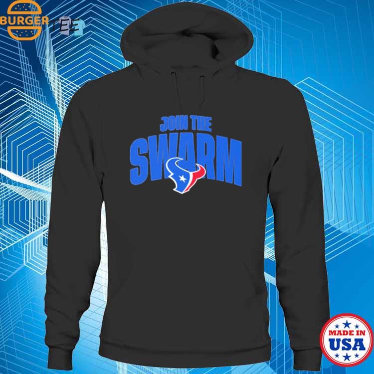 Join the swarm houston texans shirt, hoodie, sweater, long sleeve and tank  top