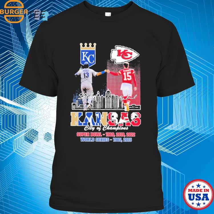 Kansas City Royals and Kansas City Chiefs Perez and Mahomes shirt, hoodie,  sweater, long sleeve and tank top