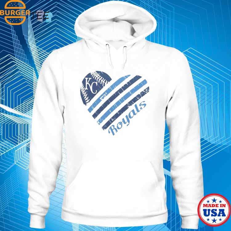 Kansas City Royals G-III 4Her by Carl Banks White Heart T-Shirt, hoodie,  sweater, long sleeve and tank top