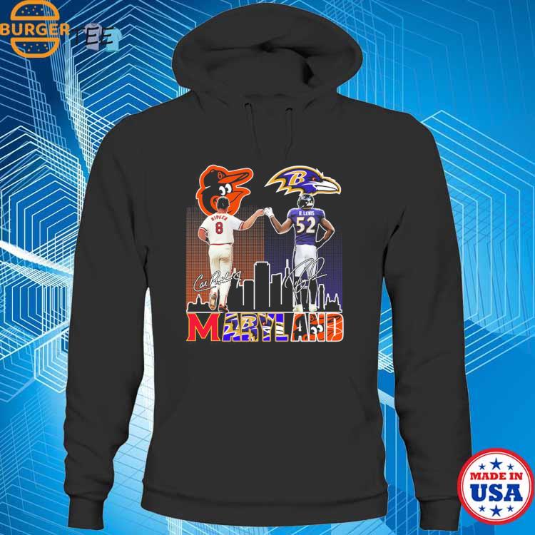 Baltimore Orioles Cal Ripken And Baltimore Ravens Ray Lewis Maryland Sports  Signatures Shirt, hoodie, sweater, long sleeve and tank top