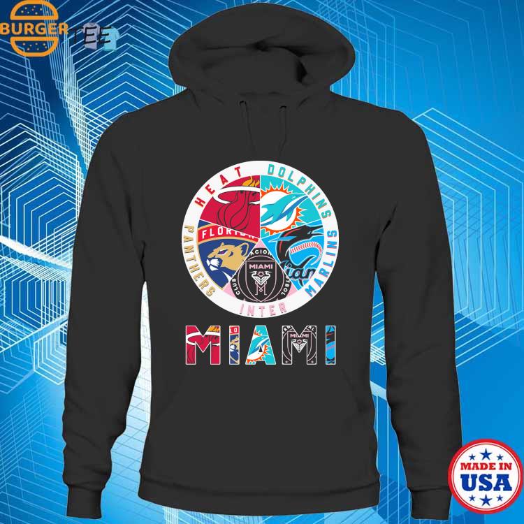 Miami Marlins Miami Dolphins Miami Heat Florida Panthers Inter Miami  signatures shirt, hoodie, sweater, long sleeve and tank top