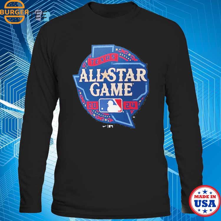 Nike 2024 Mlb All Star Game Logo Shirt Hoodie Sweater Long Sleeve   Nike 2024 Mlb All Star Game Logo Shirt Long Sleeved 