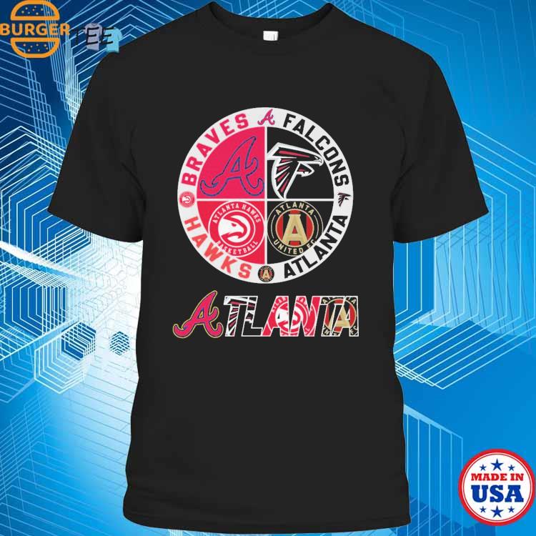 Atlanta Braves Atlanta Falcons and Hawks Logo Shirt, hoodie, sweater, long  sleeve and tank top