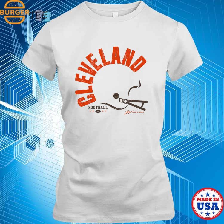 Official cleveland browns helmet T-shirts, hoodie, tank top, sweater and  long sleeve t-shirt