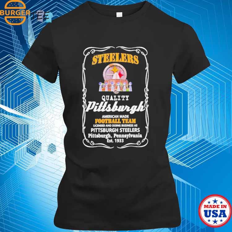 Design pennsylvania est 1933 Pittsburgh Steelers shirt, hoodie