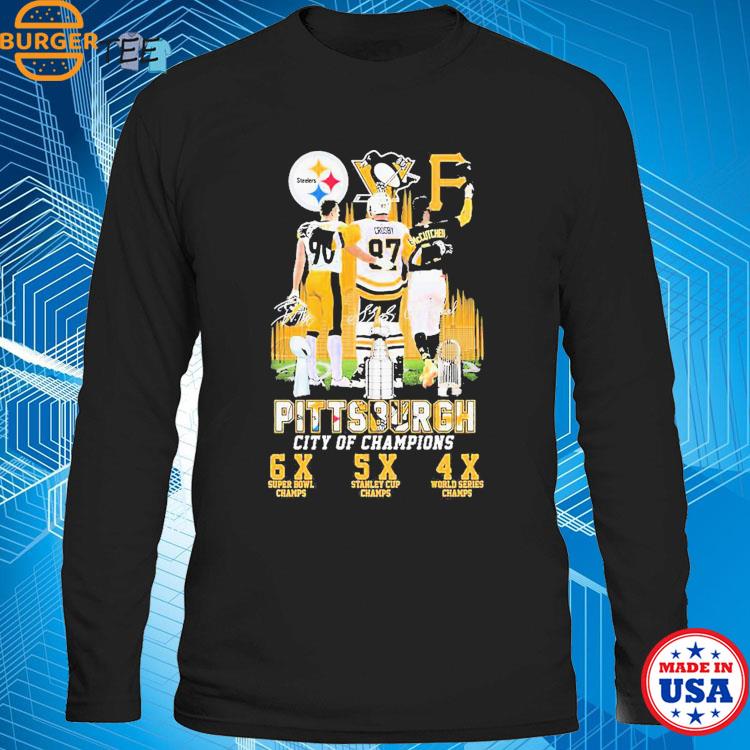 Steelers 6X Super Bowl Champions Signature Logo shirt, tank top, v neck,  ladies tee