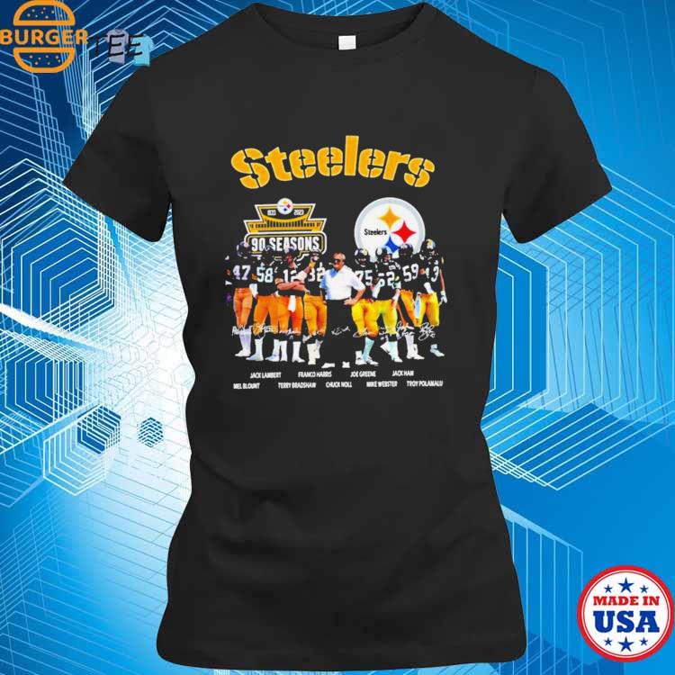 Pittsburgh Steelers 90 Season 1933 2023 Memories Signatures Shirt