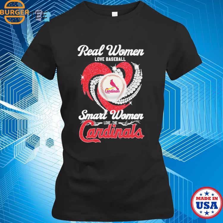 Real women love baseball smart women love the St Louis Cardinals shirt,  hoodie, sweater, long sleeve and tank top