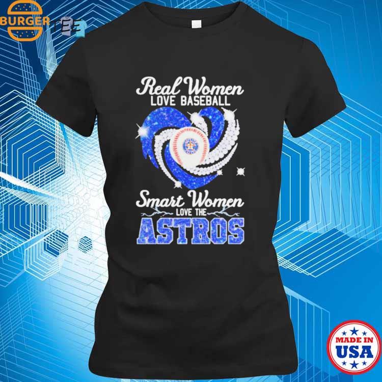 Official real Women Love Football Smart Women Love The Astros T