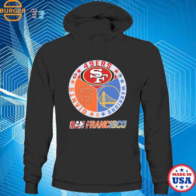 49ERS Warriors Giants San Francisco logo shirt, hoodie, longsleeve,  sweatshirt, v-neck tee