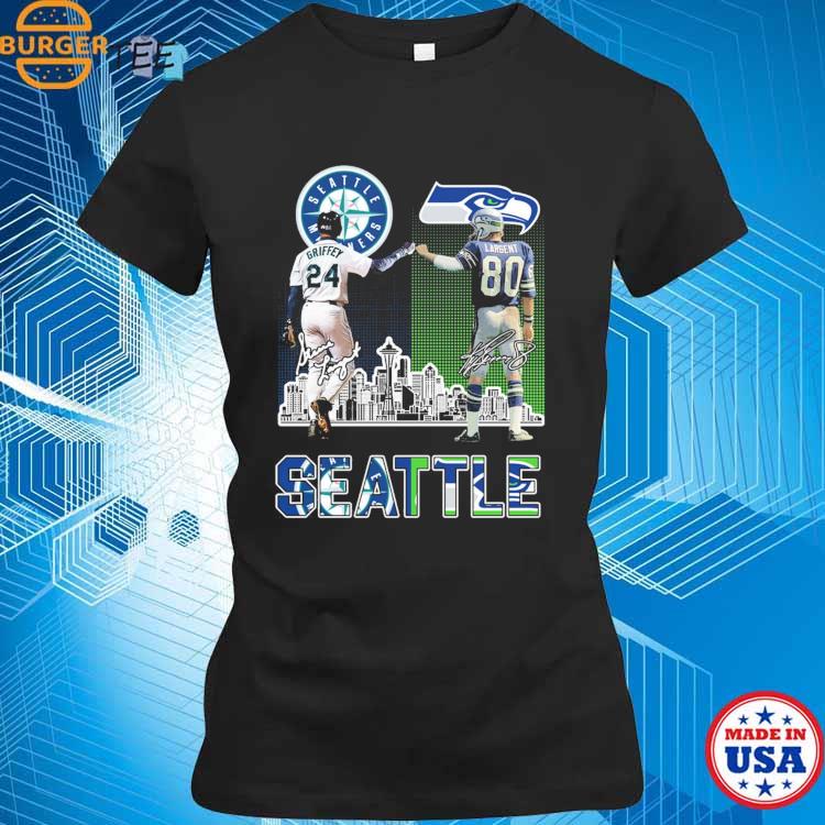 Seattle Mariners Seattle Seahawks Ken Griffey Jr and Steve Largent  Signatures shirt, hoodie, sweater, long sleeve and tank top